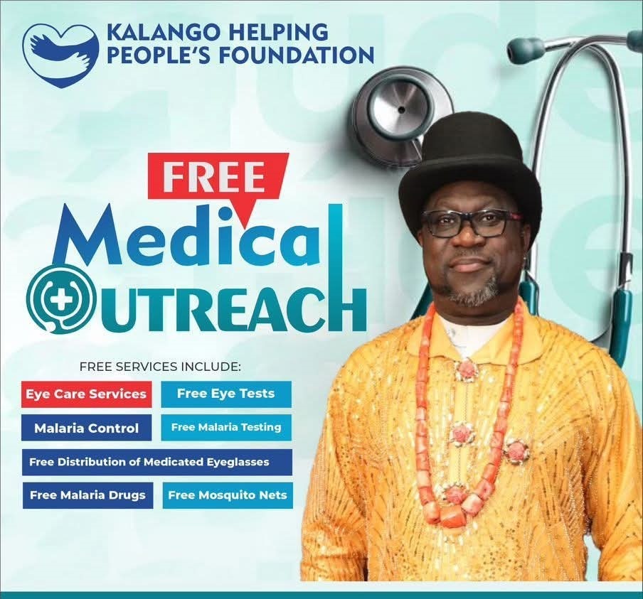 Kalango Helping People’s Foundation Reaches Over 1,500 Beneficiaries in Free Medical Drive